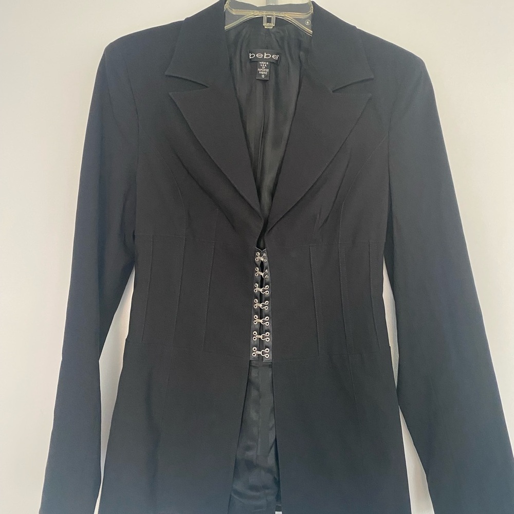 Bebe Black Women's Blazer